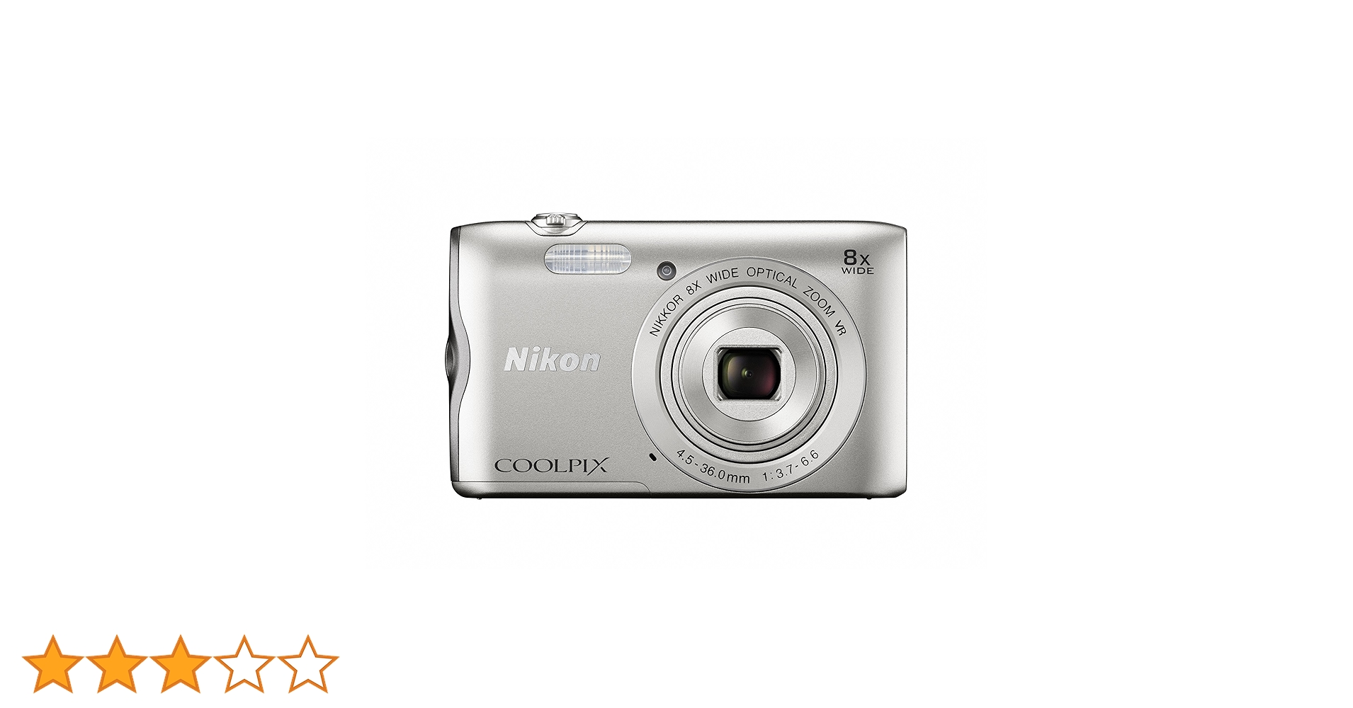 【1308】Wi-Fi対応 Nikon COOLPIX A300（シルバー） 91el-Lnr63L.jpg_BO30,255,255,